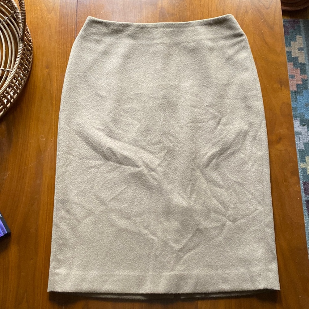 Max Mara Camel Pencil Skirt